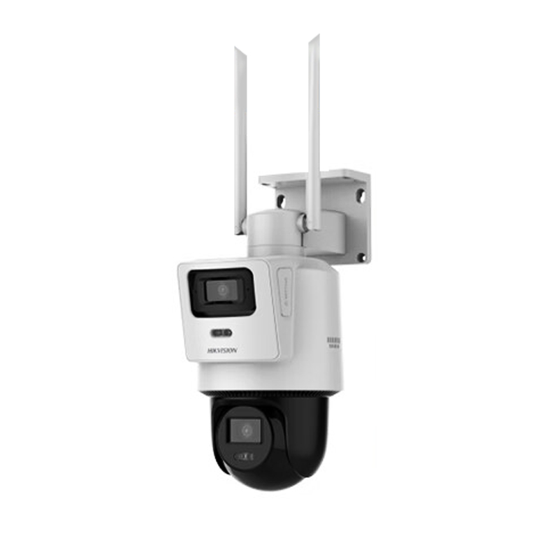 ?？低旽IKVISION DS-2DE3Q144MY-T/GLSE(4/4mm) 4G監(jiān)控器雙攝像頭